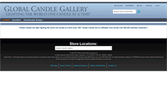 Desktop Screenshot of globalcandlegallery.com
